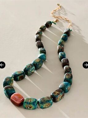 NWOT retail$78 #freepeople chunky stone statement necklace